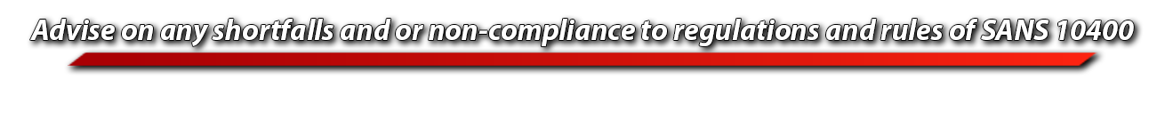 Advise on any shortfalls